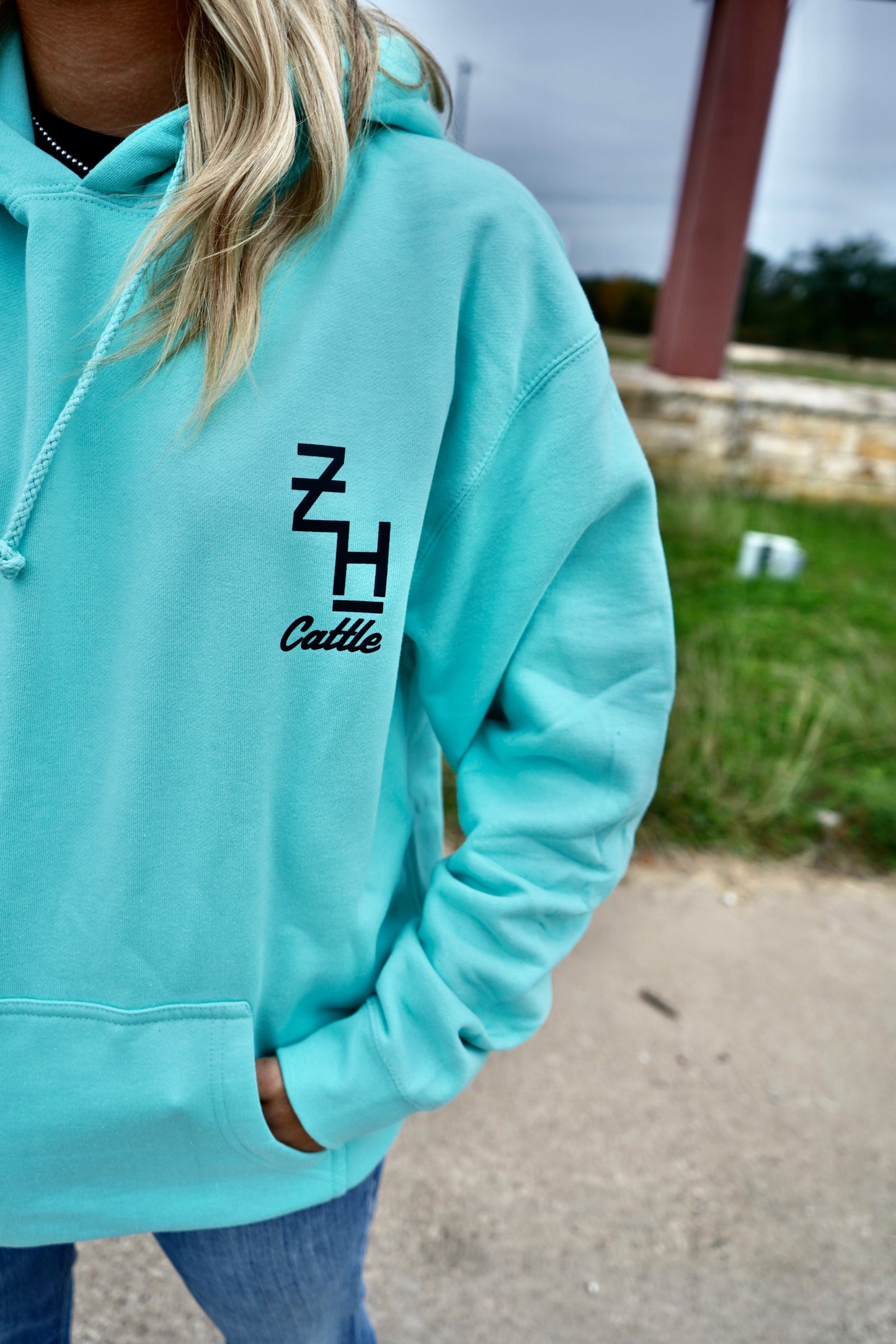 Diamond mint hoodie