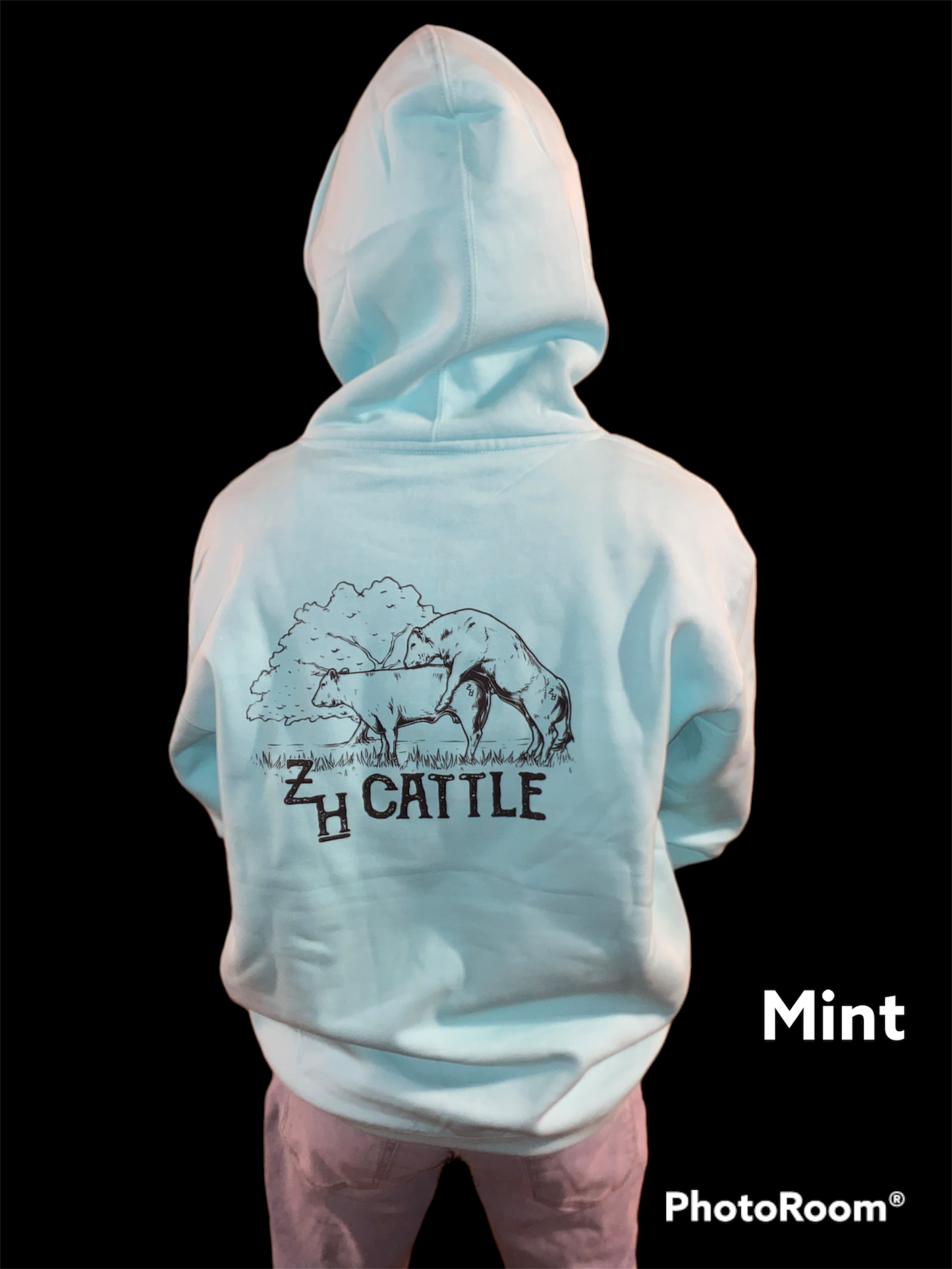 Mint Bull Hoodie