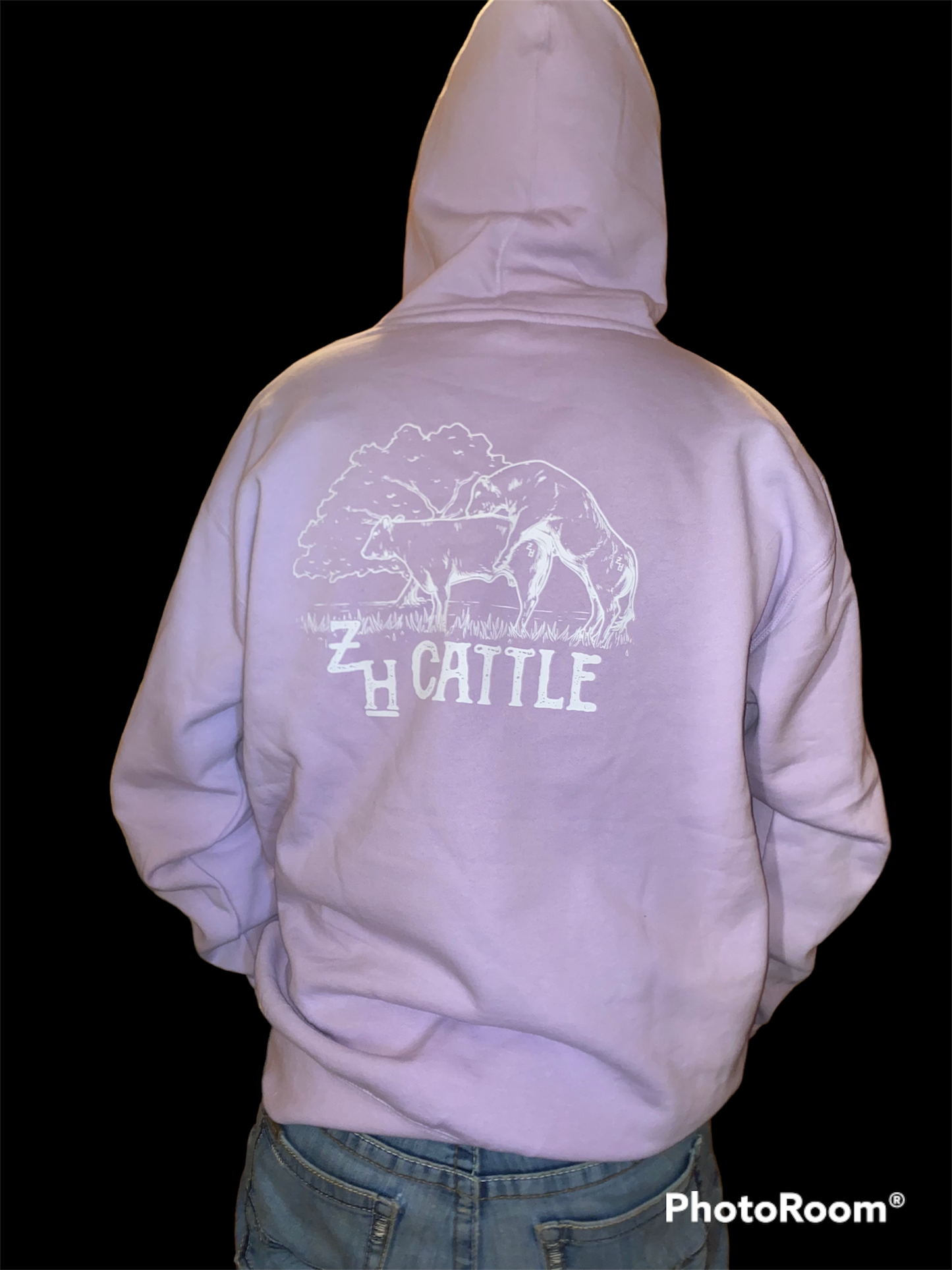 Lavender Bull Hoodie