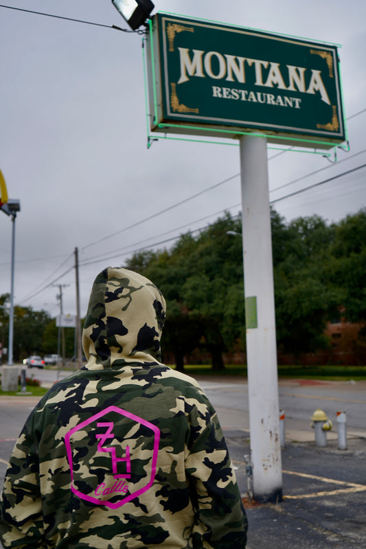 Diamond camo hoodie