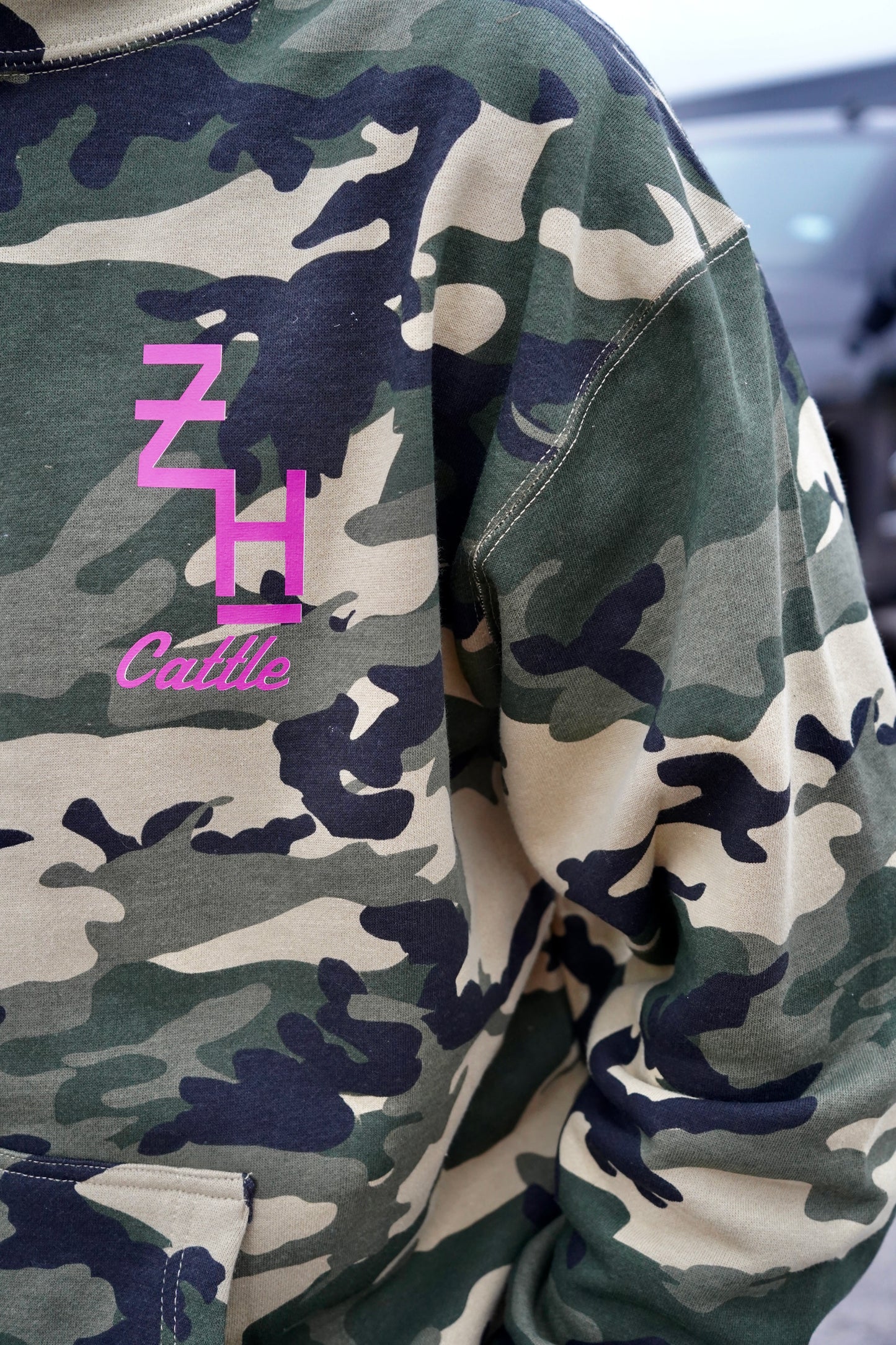 Diamond camo hoodie